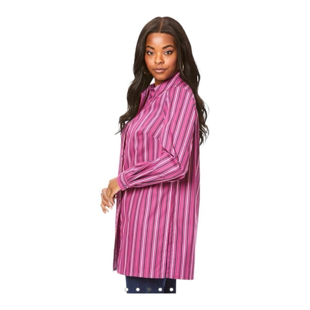NWT Roaman’s Long Sleeve Kate Big Shirt Sz 20W - Picture 4 of 4